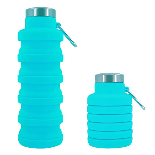 16.9oz Silicone Collapsible Water Bottle
