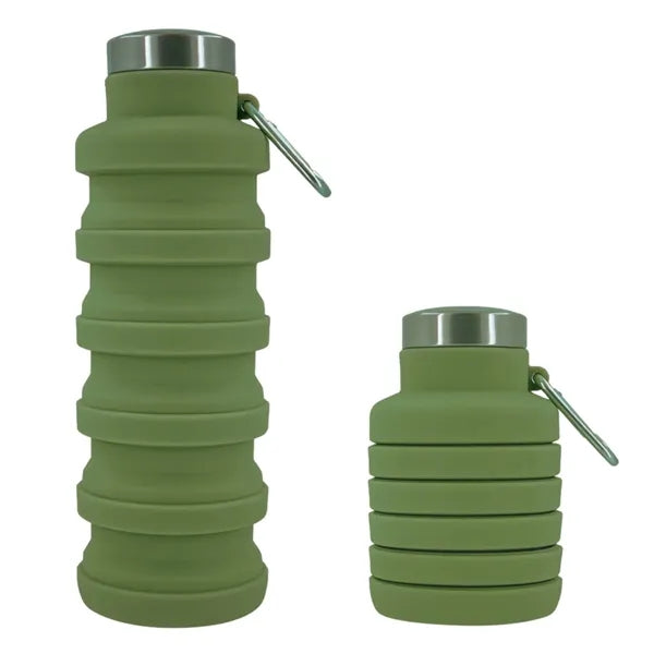 16.9oz Silicone Collapsible Water Bottle
