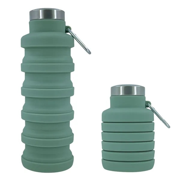 16.9oz Silicone Collapsible Water Bottle