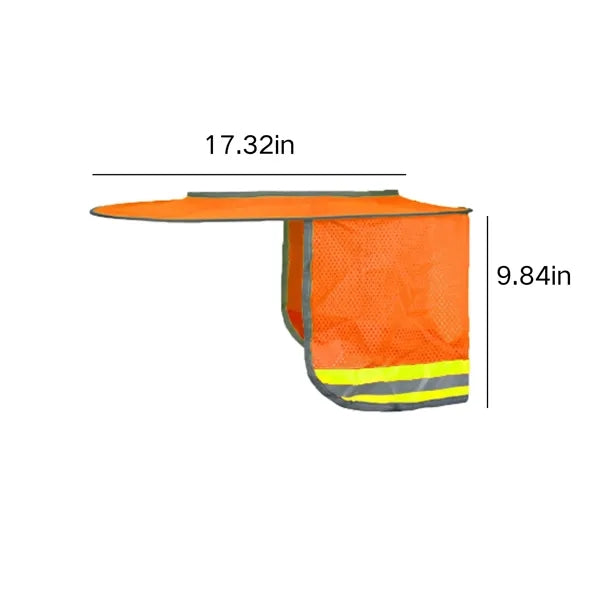 High Visibility Safety Sun Shade for Hard Hats