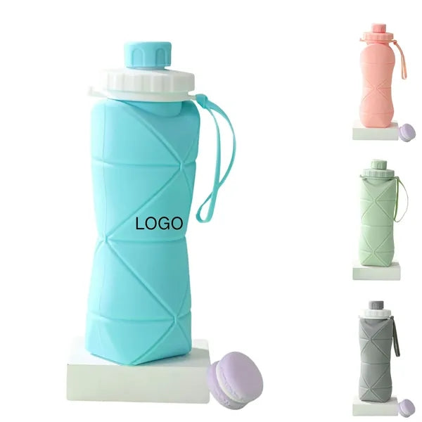 20.3oz Silicone Collapsible Water Bottle