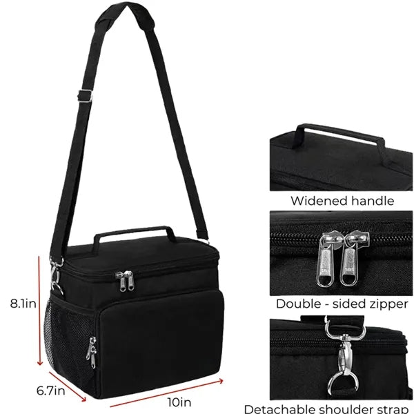 Insulated Lunch Bag with Adjustable Strap