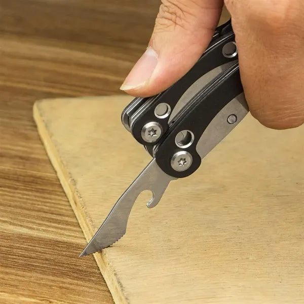 Compact Multi-Tool Pliers with Carabiner