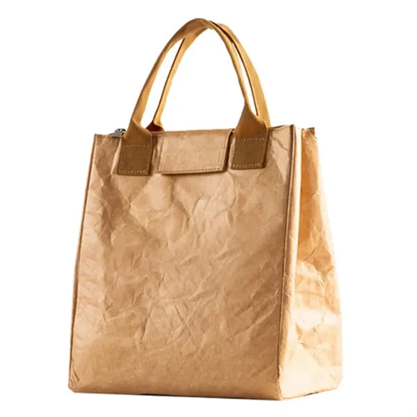 Retro Paper Lunch Tote Bag