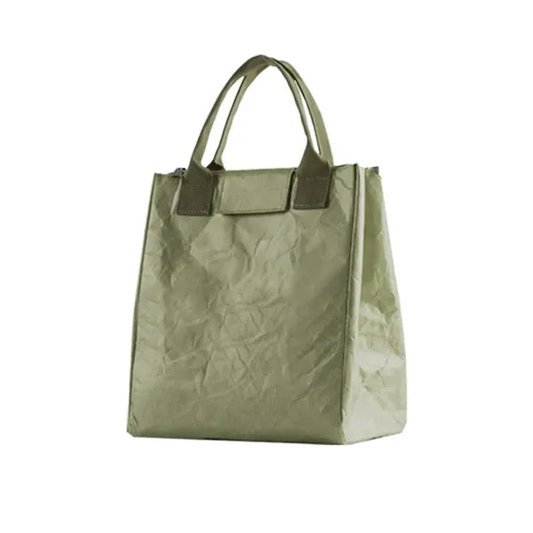 Retro Paper Lunch Tote Bag