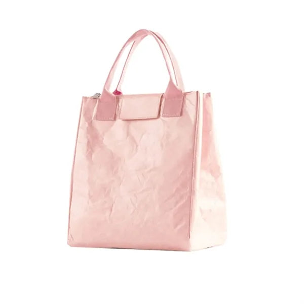 Retro Paper Lunch Tote Bag