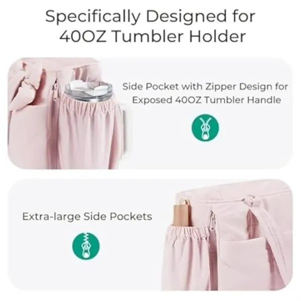 Large Capacity Tote Bag with Bow Decoration