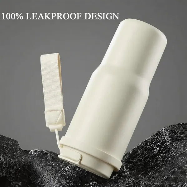 25oz Stainless Steel Car Coffee Mug with Lid and Straw