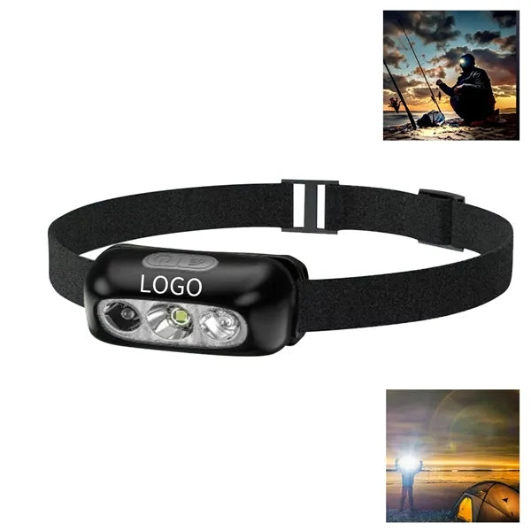 Rechargeable Led Headlamp With Motion Sensor