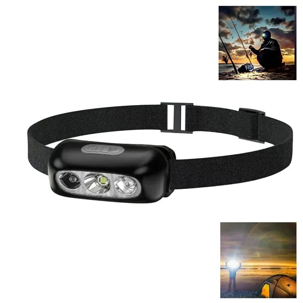 Rechargeable Led Headlamp With Motion Sensor