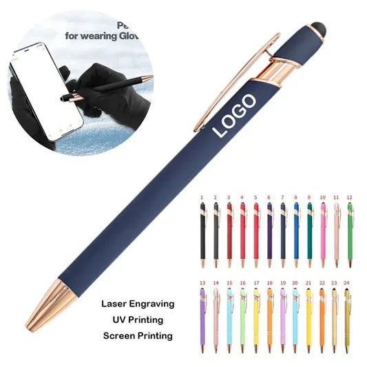 Metal Soft Touch Stylus Pen - Rose Gold