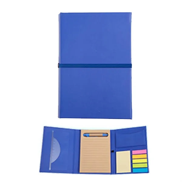 Tri-Fold Notebook With Sticky Notes