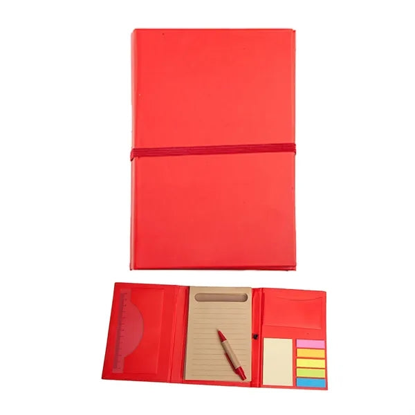 Tri-Fold Notebook With Sticky Notes