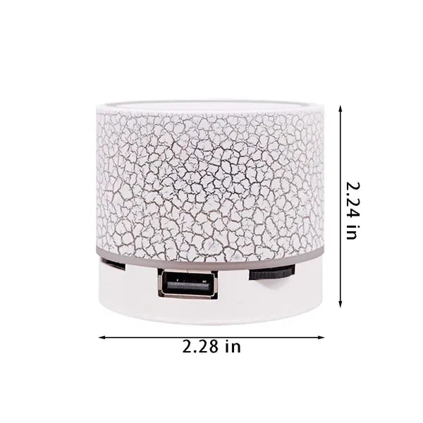 Travel party portable mini bluetooth speaker with light
