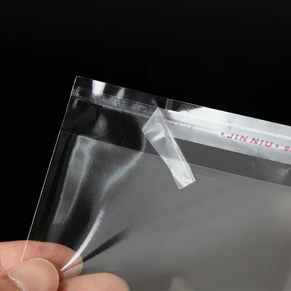 Clear Resealable Cellophane Bags 6" x 10.6"