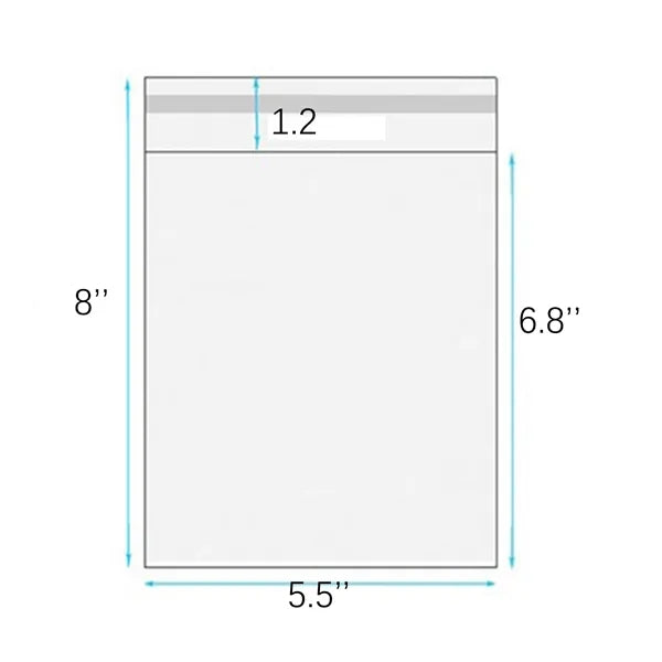 Transparent OPP Self Sealing Bags