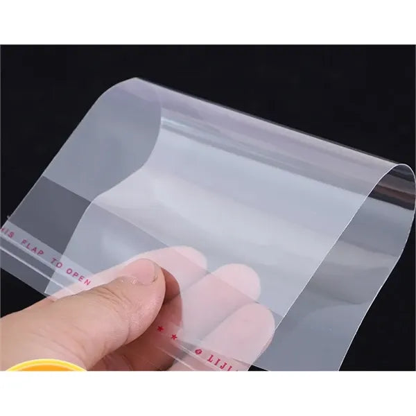 Clear Polypropylene Self Sealing Pouches