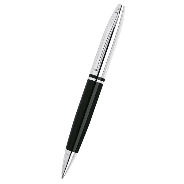 Cross Calais Ballpoint Pen - Chrome & Black Lacquer