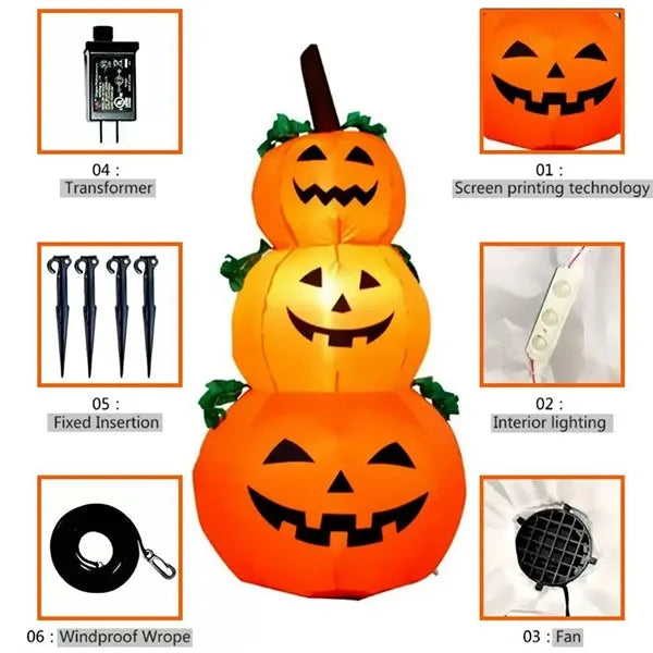 Halloween Inflatable Pumpkin Outdoor Decoration