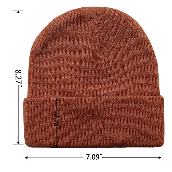 Cozy Winter Knit Beanie - Thick Warm Slouchy Hat