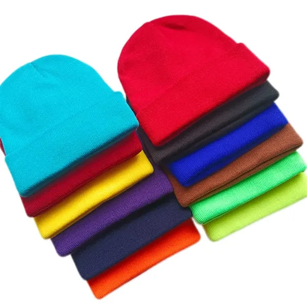 Cozy Winter Knit Beanie - Thick Warm Slouchy Hat