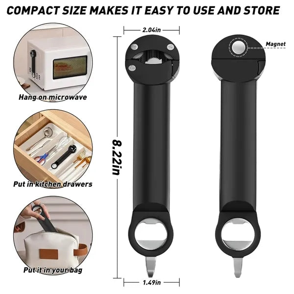3-IN-1 Retractable Can Bottle Opener