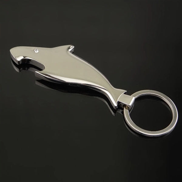 2 In 1 Shark Bottle Opener Keychain