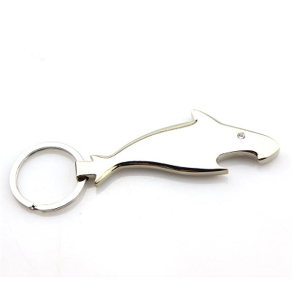 2 In 1 Shark Bottle Opener Keychain
