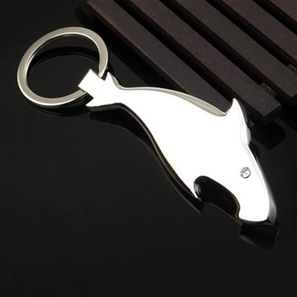 2 In 1 Shark Bottle Opener Keychain
