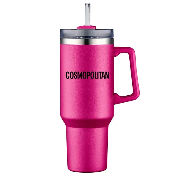 Aqueduct-III 40 Oz Tumbler Mugs with Straw (Double Walled)