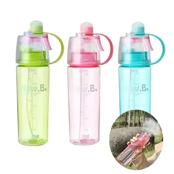 Spray Water Bottle With Anti-Lost Handle