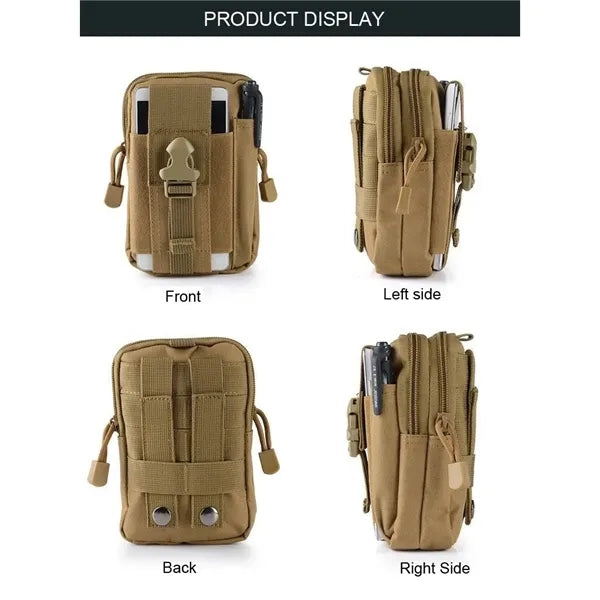 Tactical Style Cell Phone Pouch Bag