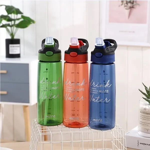 27 oz Sports Water Bottle with Straw