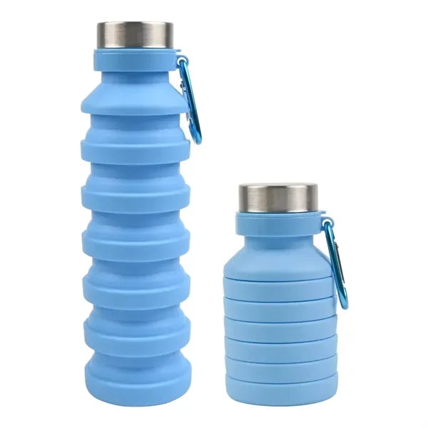 Collapsible Water Bottle with Carabiner