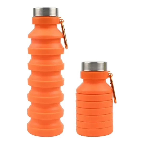 Collapsible Water Bottle with Carabiner