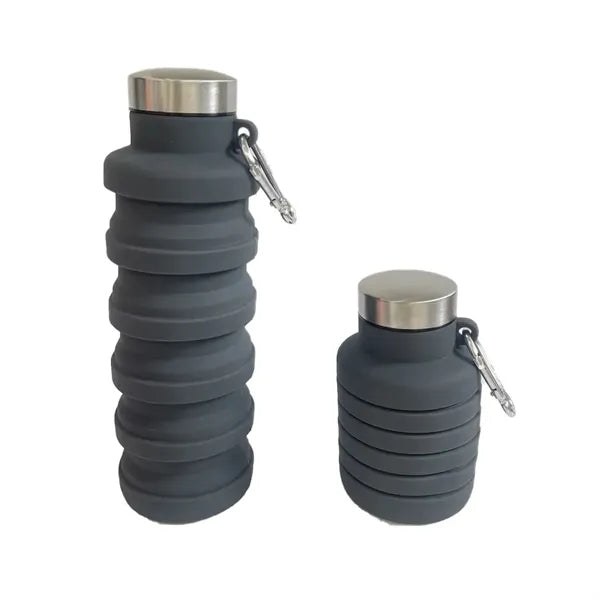 Collapsible Water Bottle with Carabiner