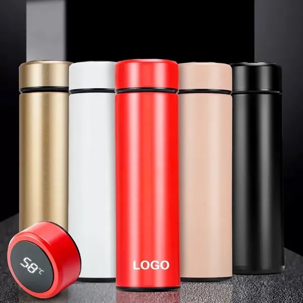 15 oz Smart Vacuum Water Bottle with Led Temperature Display