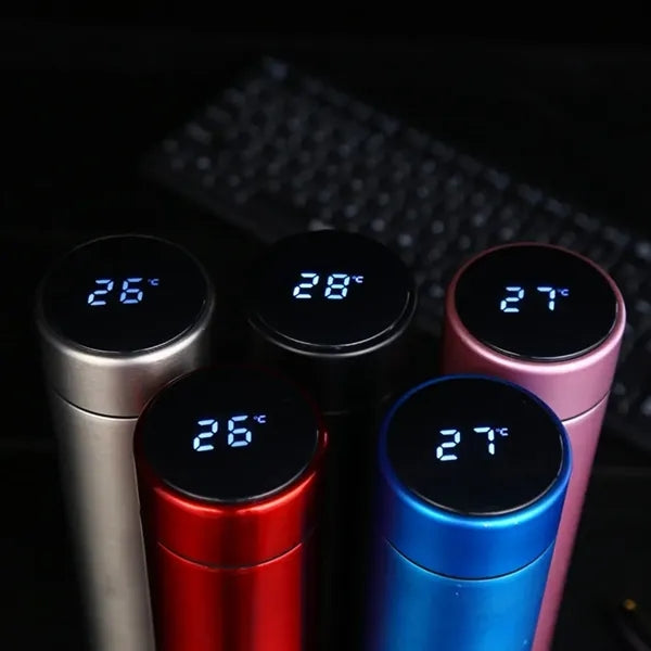 15 oz Smart Vacuum Water Bottle with Led Temperature Display