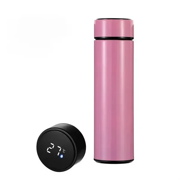 15 oz Smart Vacuum Water Bottle with Led Temperature Display