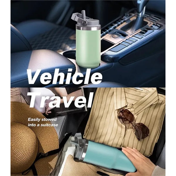 30 oz Travel Tumbler with Straw Lid or Handle
