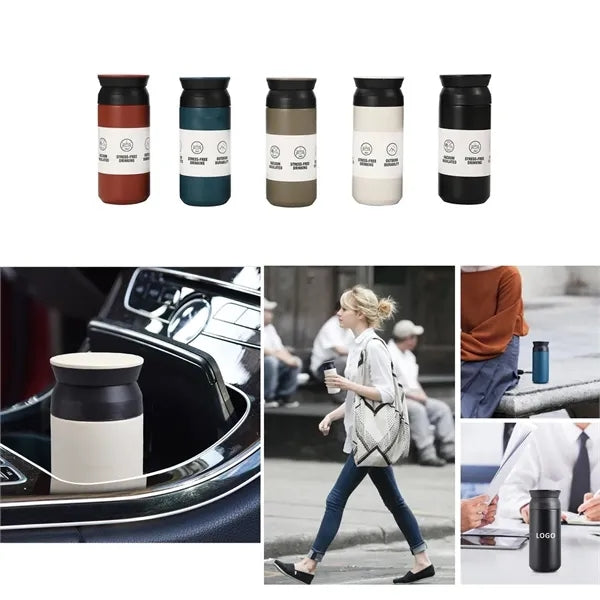 Vacuum Insulated Stainless Steel Travel Tumbler 12 oz