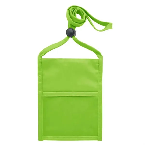 Double Clear Window Event Badge Pouch Holder