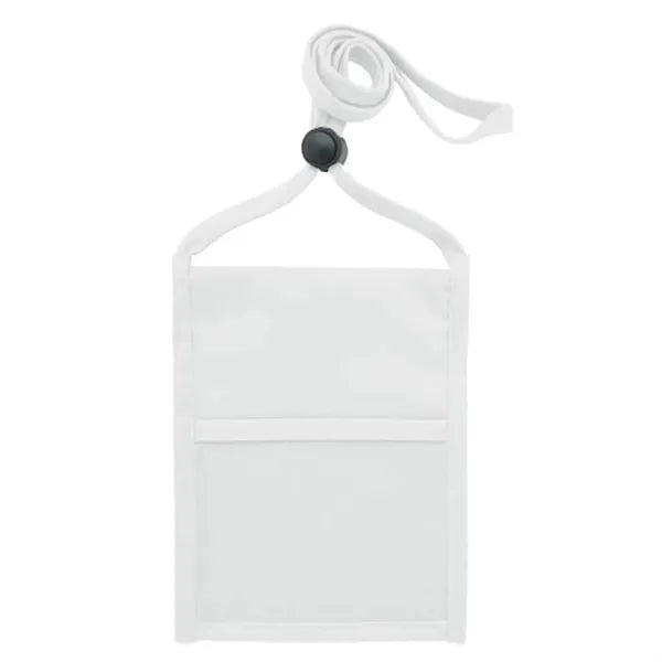 Double Clear Window Event Badge Pouch Holder