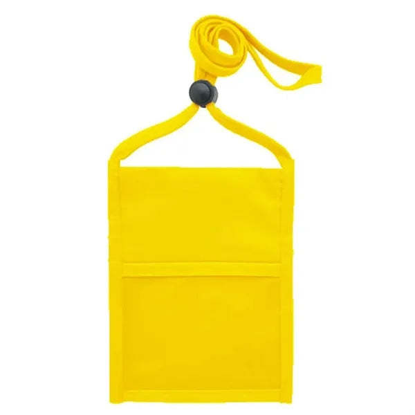 Double Clear Window Event Badge Pouch Holder