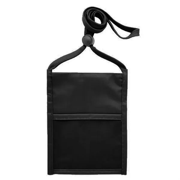 Double Clear Window Event Badge Pouch Holder