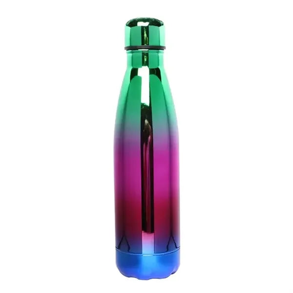 Stainless Steel Colorful Gradient Cola Shape Water Bottle