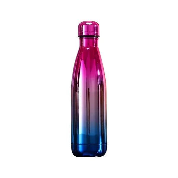 Stainless Steel Colorful Gradient Cola Shape Water Bottle