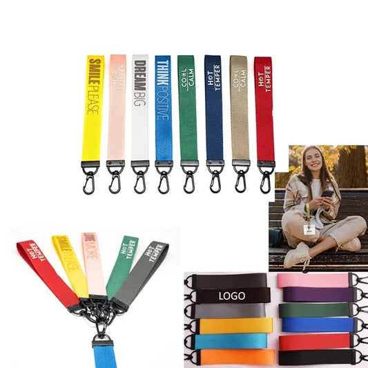 Wristlet Keychain Lanyard with Metal Hook