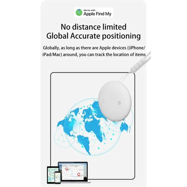Smart Tracker -Ios w/ Keychain Case