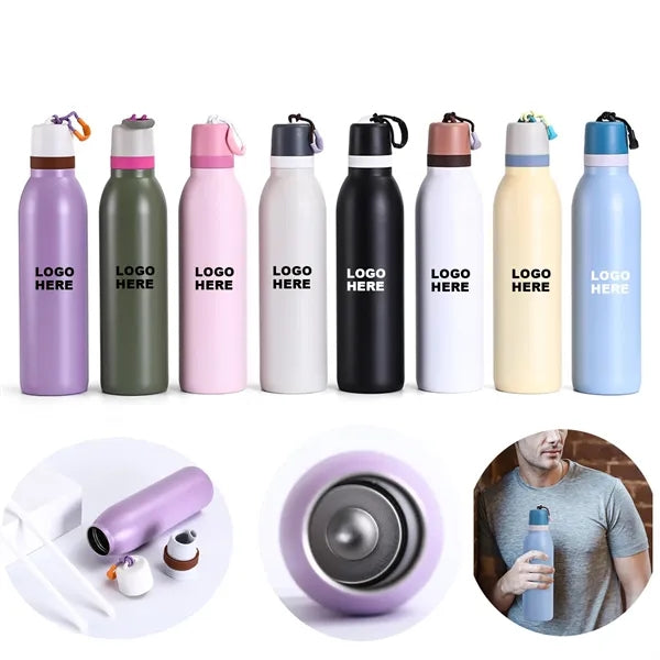 Travel Flask Stainless Steel Sports Water Bottle